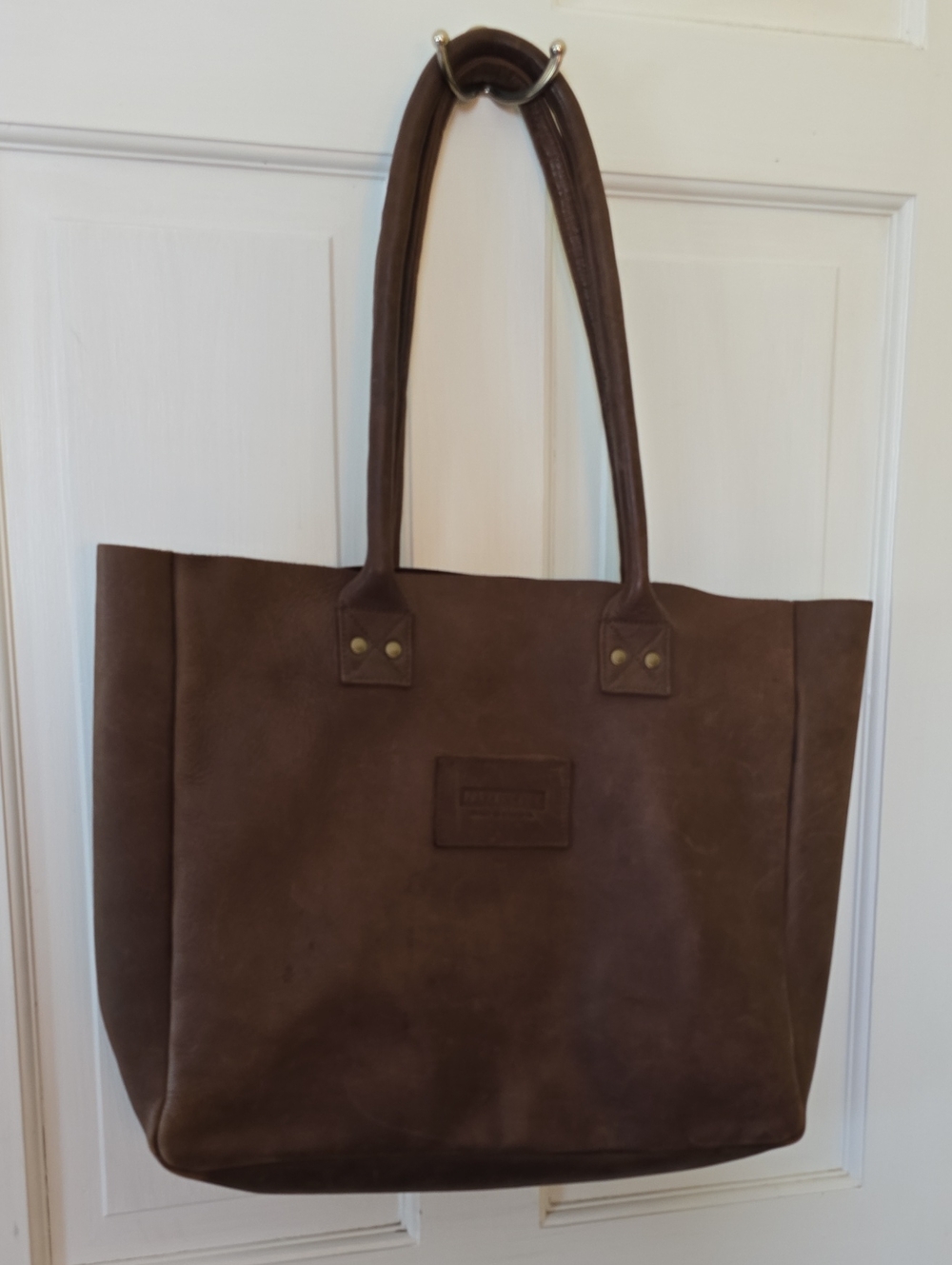 Parker Clay Classic Dark Brown Leather Tote